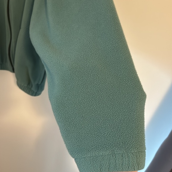 Women’s L.L. Bean Full Zip Brook Green Fleece Size M - Picture 3 of 10